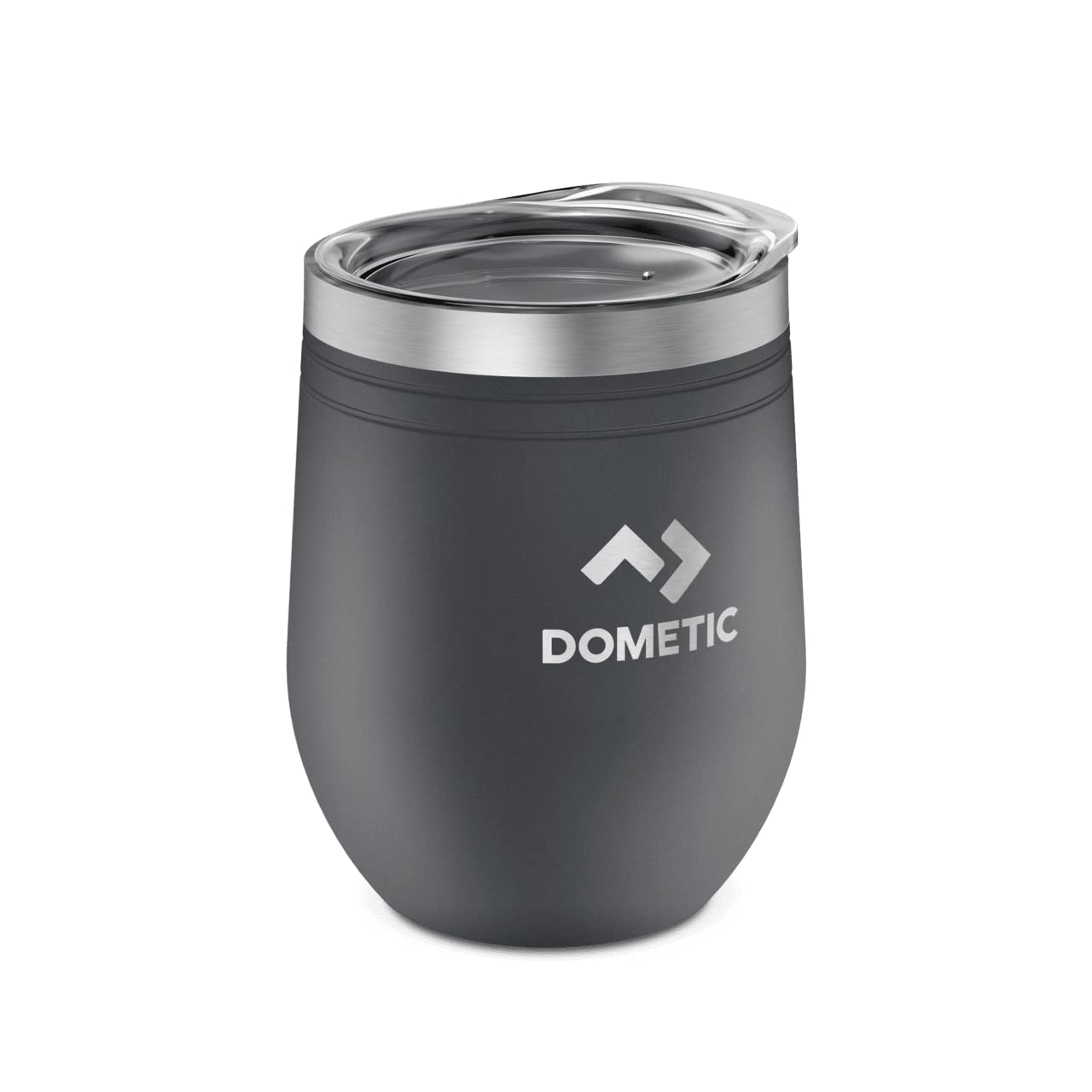 Insulated DOMETIC 10oz Wine Tumbler with Sip Through Lid (Slate)