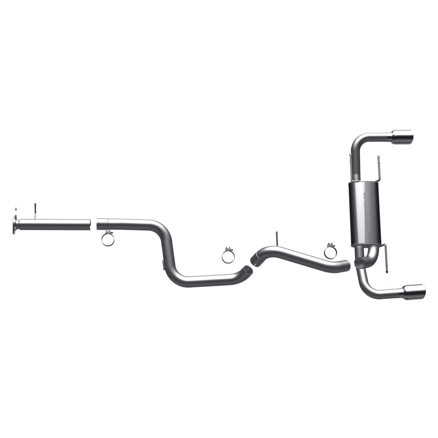 Large MagnaFlow Stainless Steel Performance Exhaust System Kit