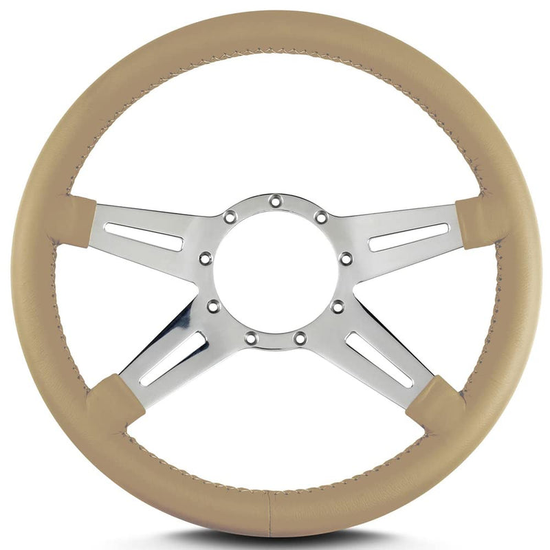 Steering Wheels LECARRA Mark 9 El egante Pol. w/Tan Wrap