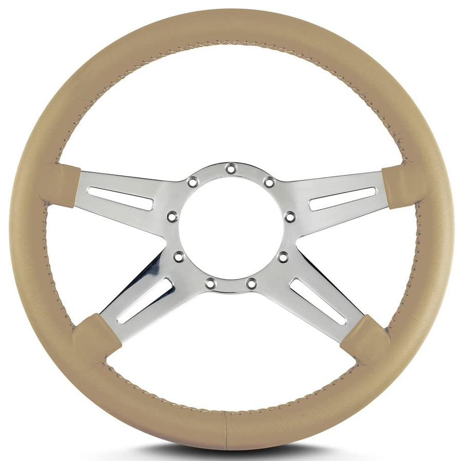 Steering Wheels LECARRA Mark 9 El egante Pol. w/Tan Wrap