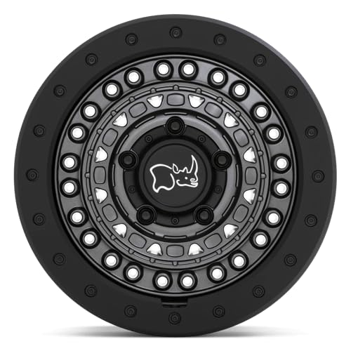 BARRICADE Black Rhino Hard Alloys 17X8.5 6X5.5 4.75 0mm GUN BLACK W/BLACK ROCK GUARD - 1785BCD006140G12