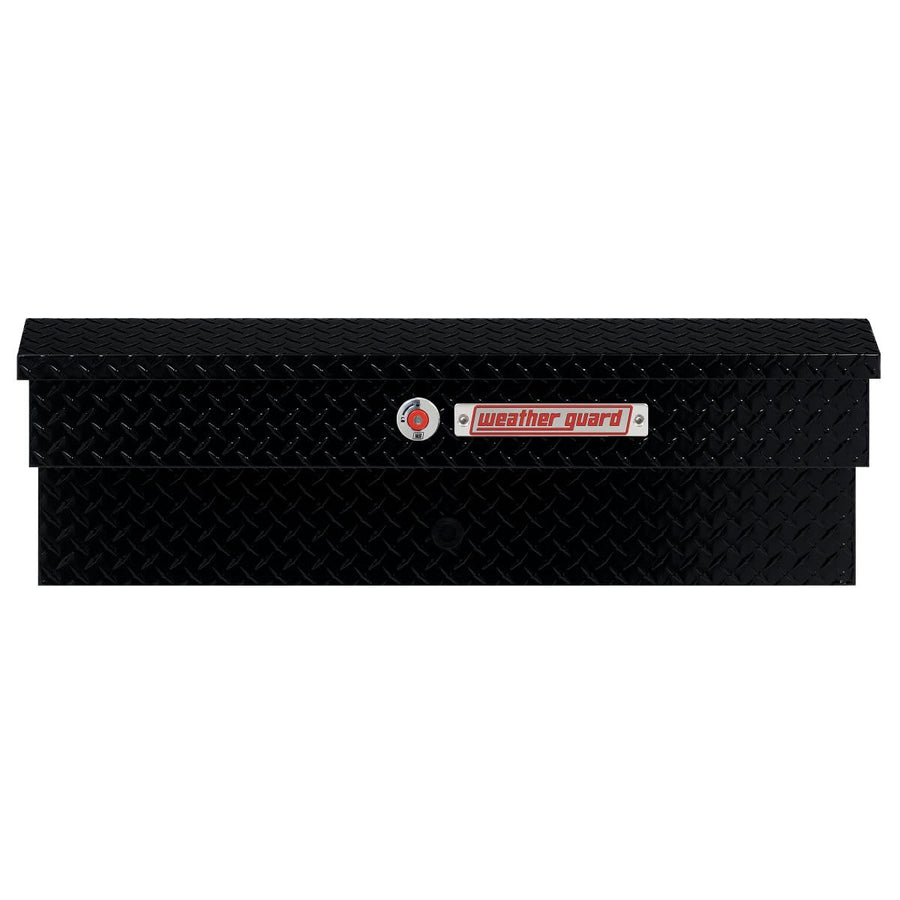 Weather Guard 41in Model 184-5-04 Lo-Side Truck Box, Aluminum, Gloss Black, 3.0 cu ft capacity