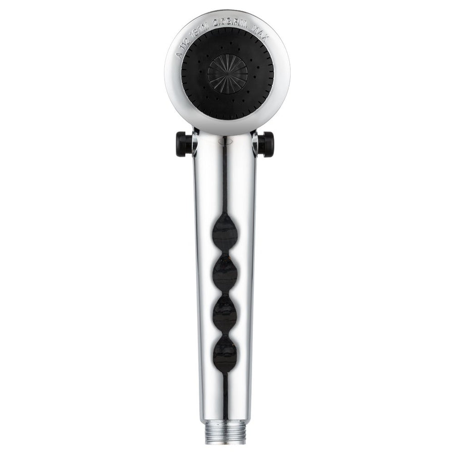 Dura Faucet RV DF-SA135-CP Economical Handheld Replacement Shower Head Wand Unit, Water Saving Flow Control Trickle Switch (Chrome)