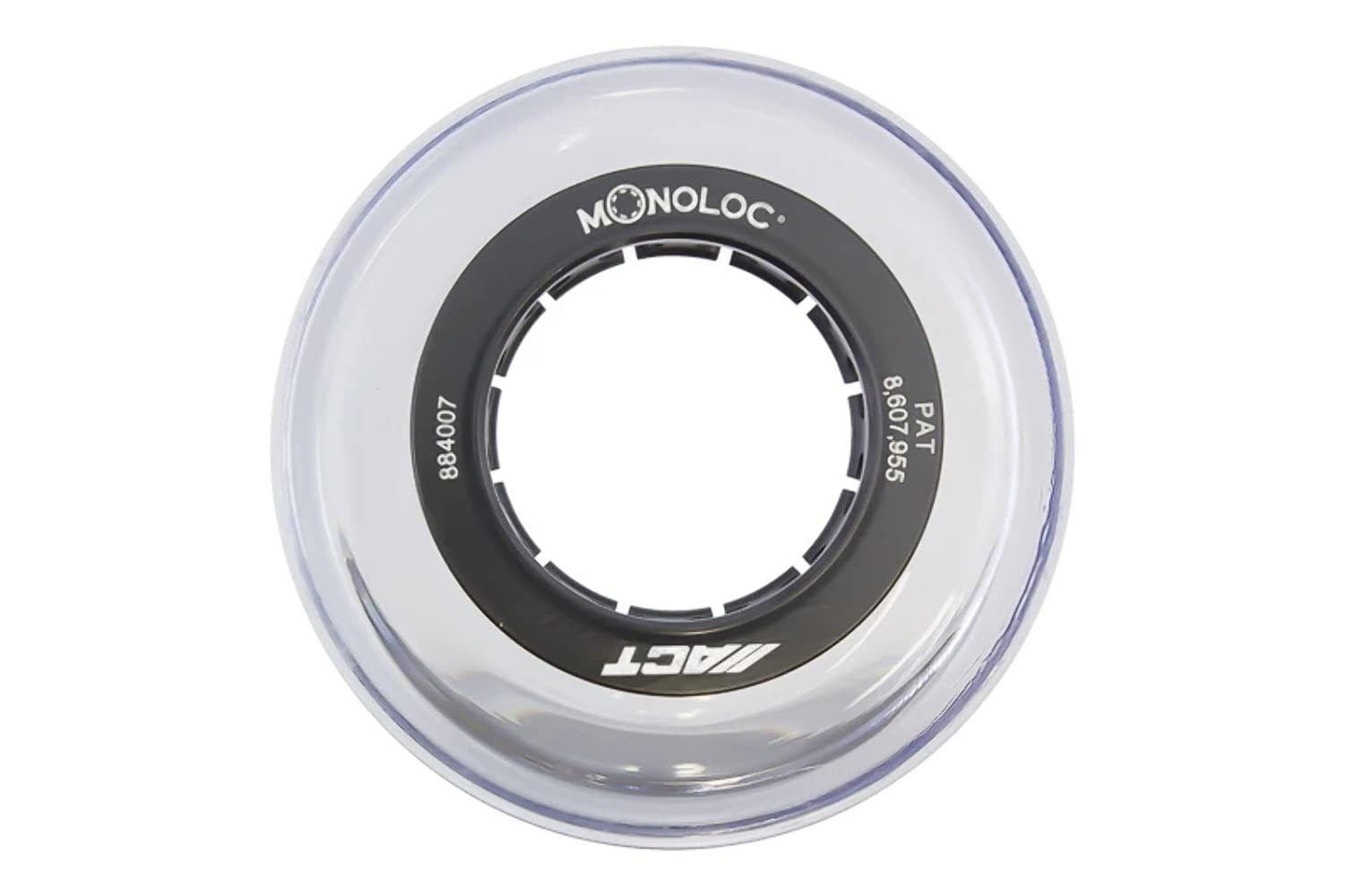 ACT Monoloc Collar 884007P (; For Usewith Snap Ring Type Center Hub Assemblies), 1 Pack black