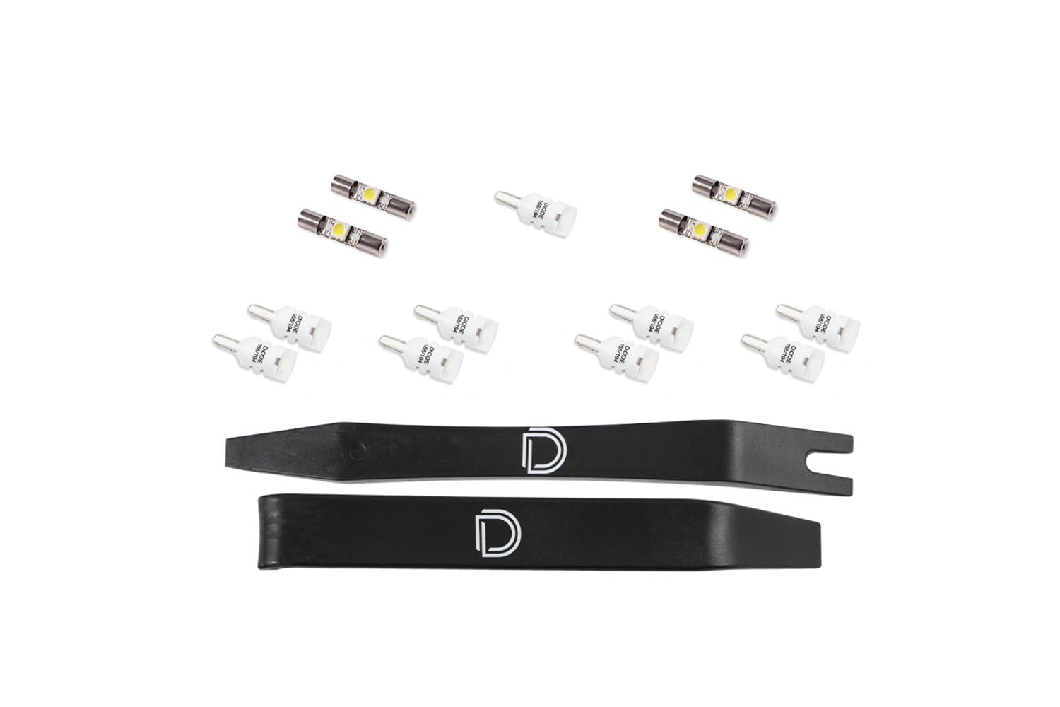 Diode Dynamics interior bulb pack LED compatible with Jeep Grand Cherokee 2011-2021, Stage 1