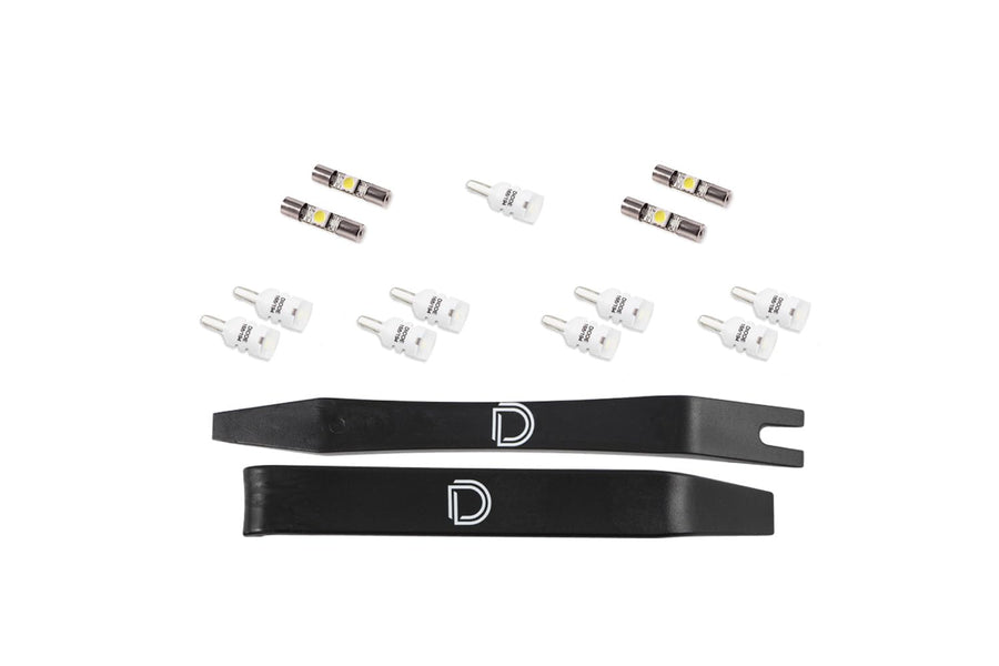 Diode Dynamics interior bulb pack LED compatible with Jeep Grand Cherokee 2011-2021, Stage 1