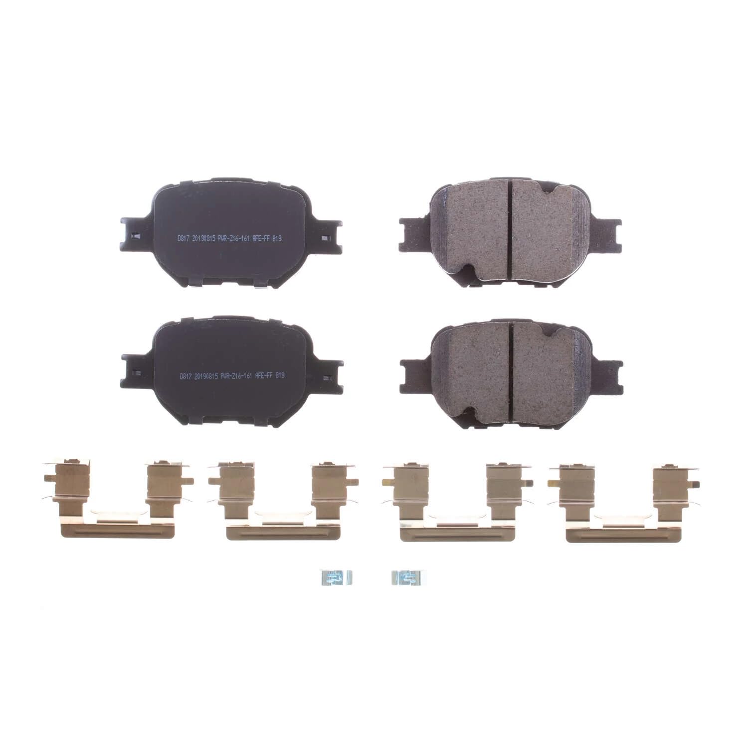 Power Stop Brake Kit Front For Scion tC 2005-10 | Toyota Celica 2000-05 - Ceramic Brake Pads With Installation Hardware, 17-817