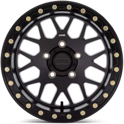 KMC Grenade ATV BEADLOCK 14x10 4x137.00 Satin Black (0mm)