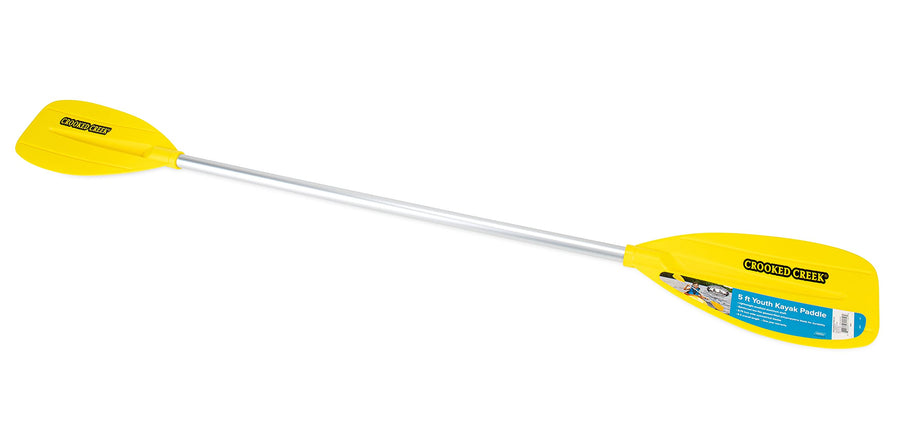 5-foot Crooked Creek Youth Kayak Paddle - Features a Lightweight and Symmetrical Construction (50480)
