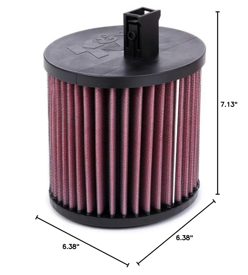 High-Flow K&N Original Lifetime Engine Air Filter: Reusable, Washable, Premium, Replacement Car Air Filter: Compatible with 2015-2019 Chevy/Cadillac: Cruze, ATS-V, E-0650