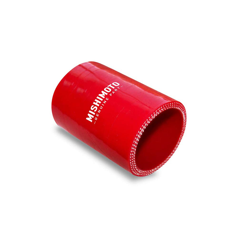 Straight Mishimoto Silicone Coupler - 2.5" x 1.25", Red