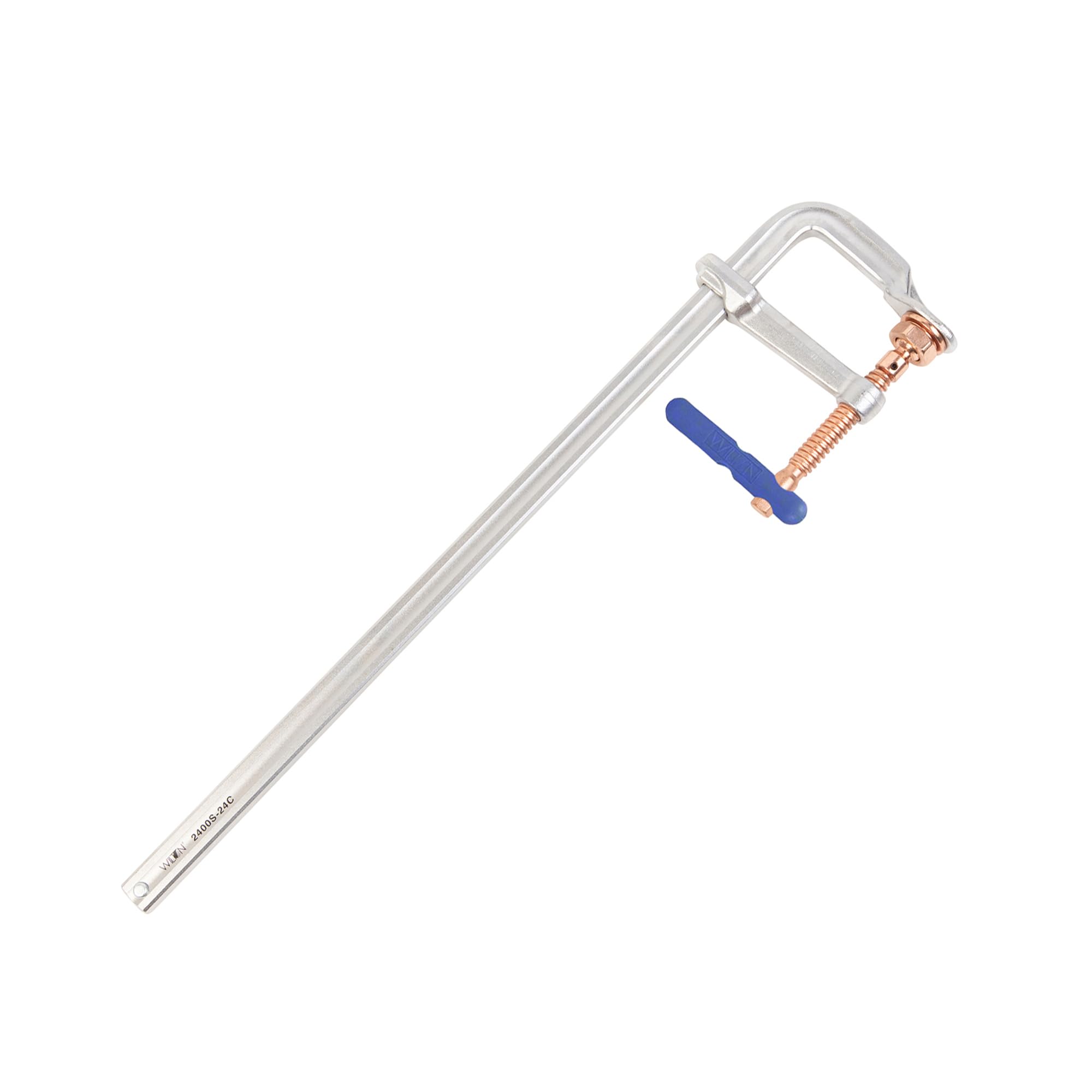 Wilton Regular Spark-Duty F-Clamp, 24" Opening, 4-3/4" Throat, 2660 Lbs. Clamping Force (Model 2400S-24C)