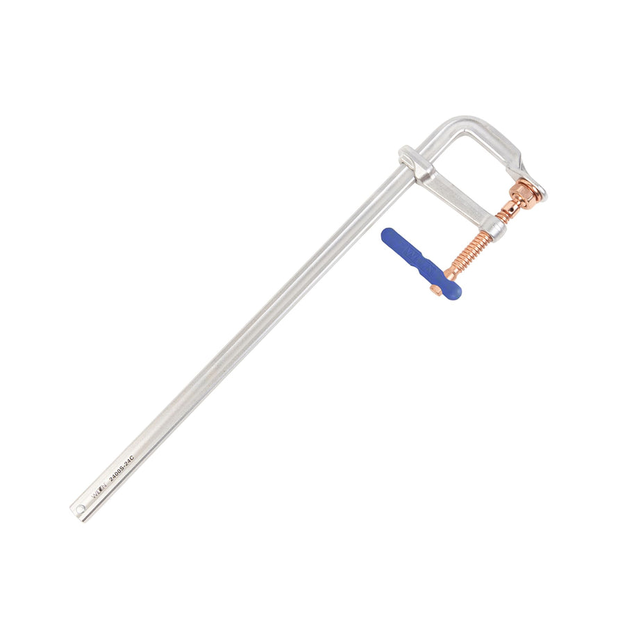 Wilton Regular Spark-Duty F-Clamp, 24" Opening, 4-3/4" Throat, 2660 Lbs. Clamping Force (Model 2400S-24C)