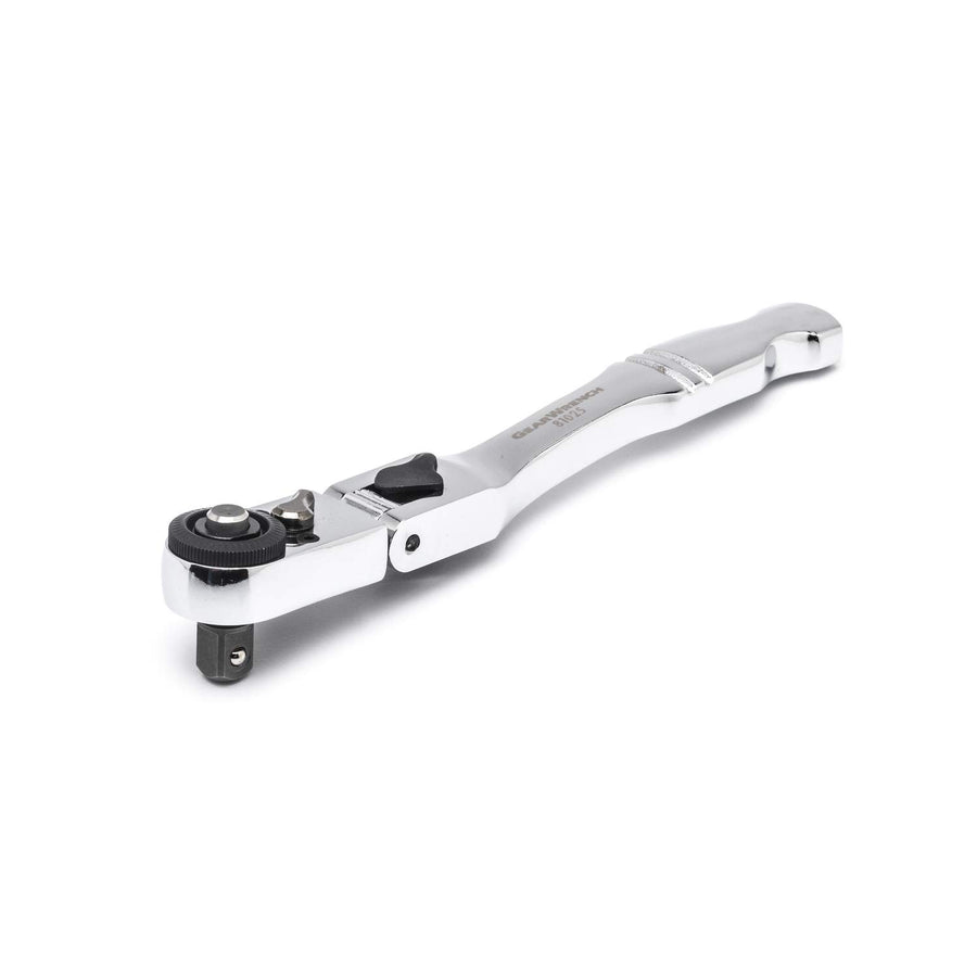 GEARWRENCH 72 Tooth 1/4" Drive Quick Release Locking Flex Slim Head Ratchet, 6" - 81025