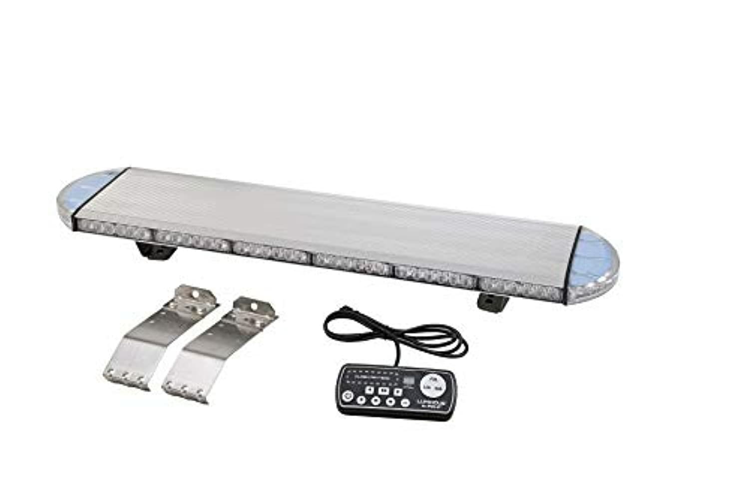 31" Wolo 570A-31 Luminous Led Low Profile Roof Mount Light Bar Amber 12-24 Vdc