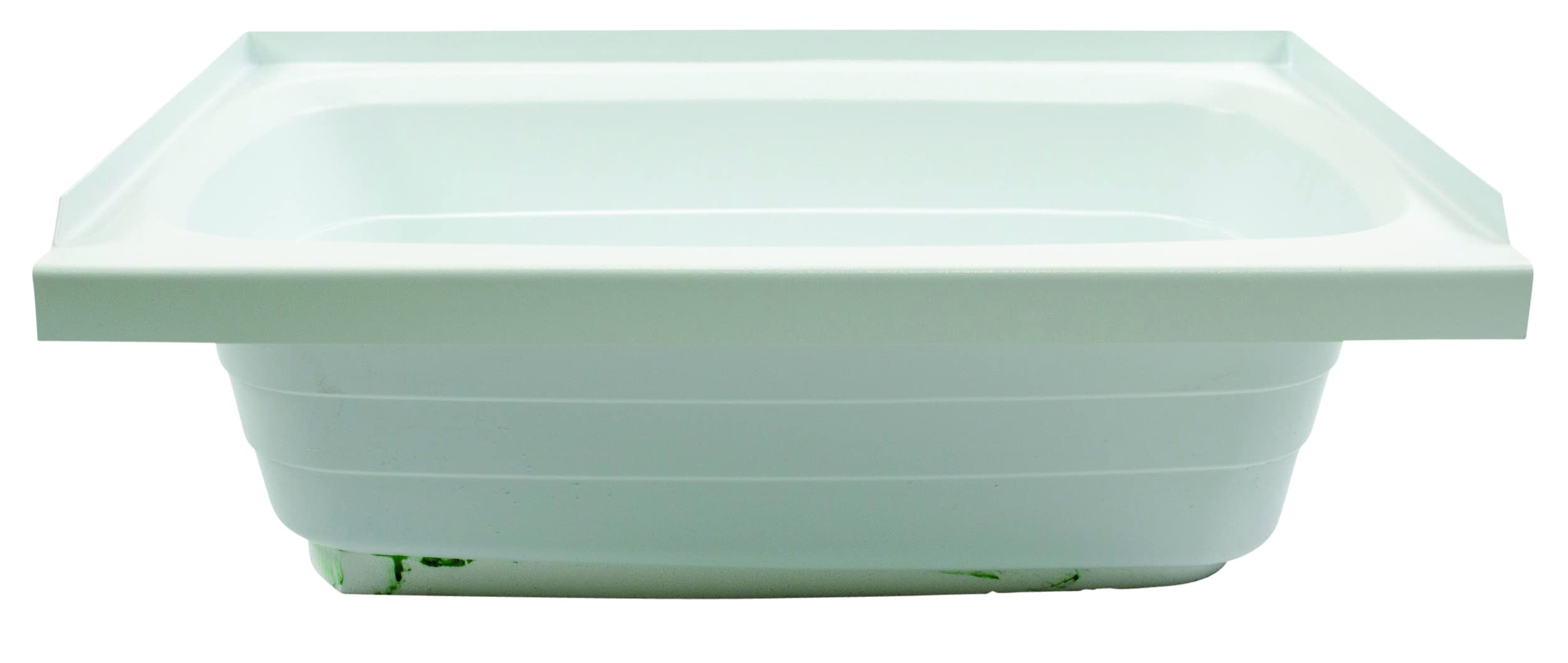 Lippert 24" x 36" White Bathtub Replacement with Right Drain, Scratch-Resistant ABS Acrylic for RVs, Travel Trailers, 5th Wheels, Motorhomes - W2436RHSPK