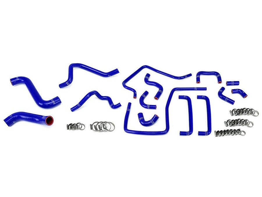 Blue HPS Silicone Radiator Heater Ancillary Hoses 15pcs Complete Kit Coolant 57-1815-BLUE