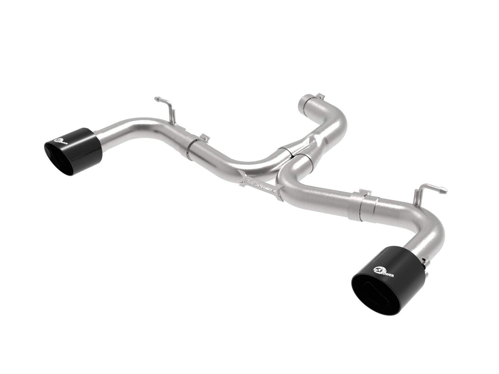 Performance Exhaust System aFe Power-49-36421-B, AxleBack, Black Tips