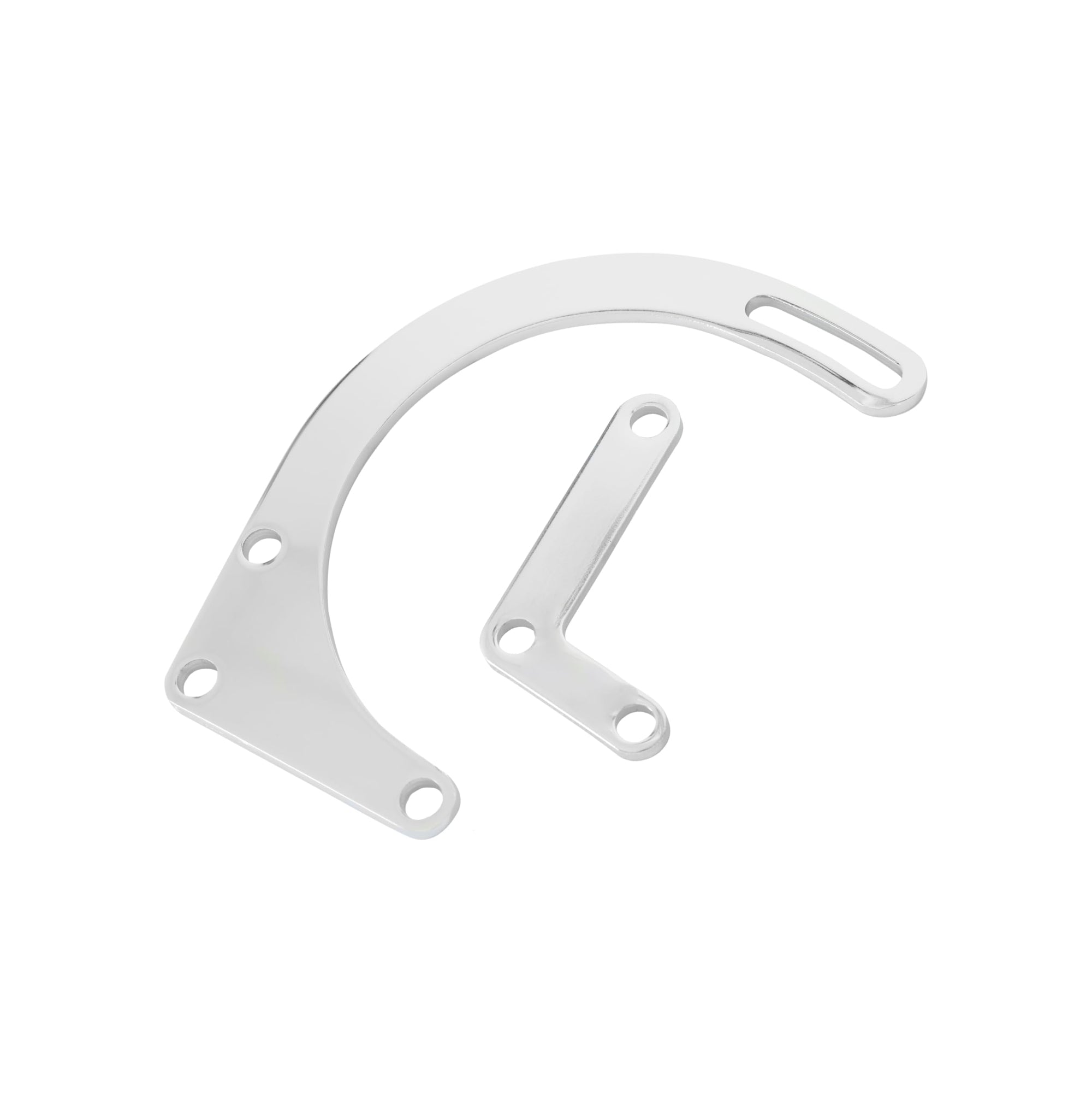 Low Mount Mr. Gasket Alternator Bracket Sb Chev Swp, Chrome