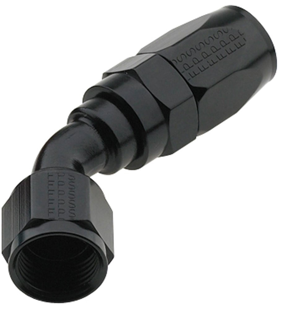 Pro-Flow Fragola 224504-BL Black Size (-4) 45° Hose Fitting