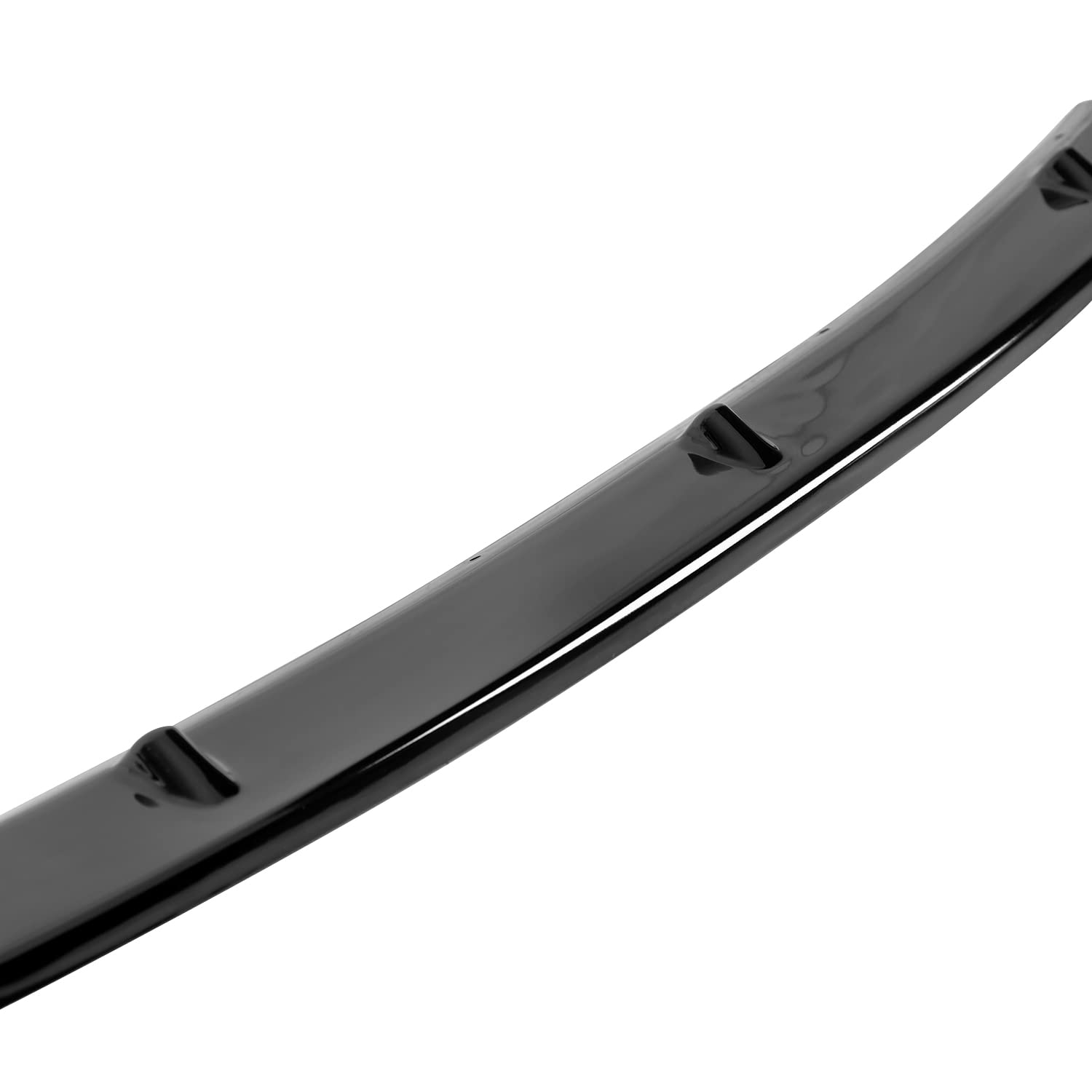 Glossy Black Spec-D Tuning Front Bumper Lip Compatible with 2010-2013 Volkswagen Golf 6