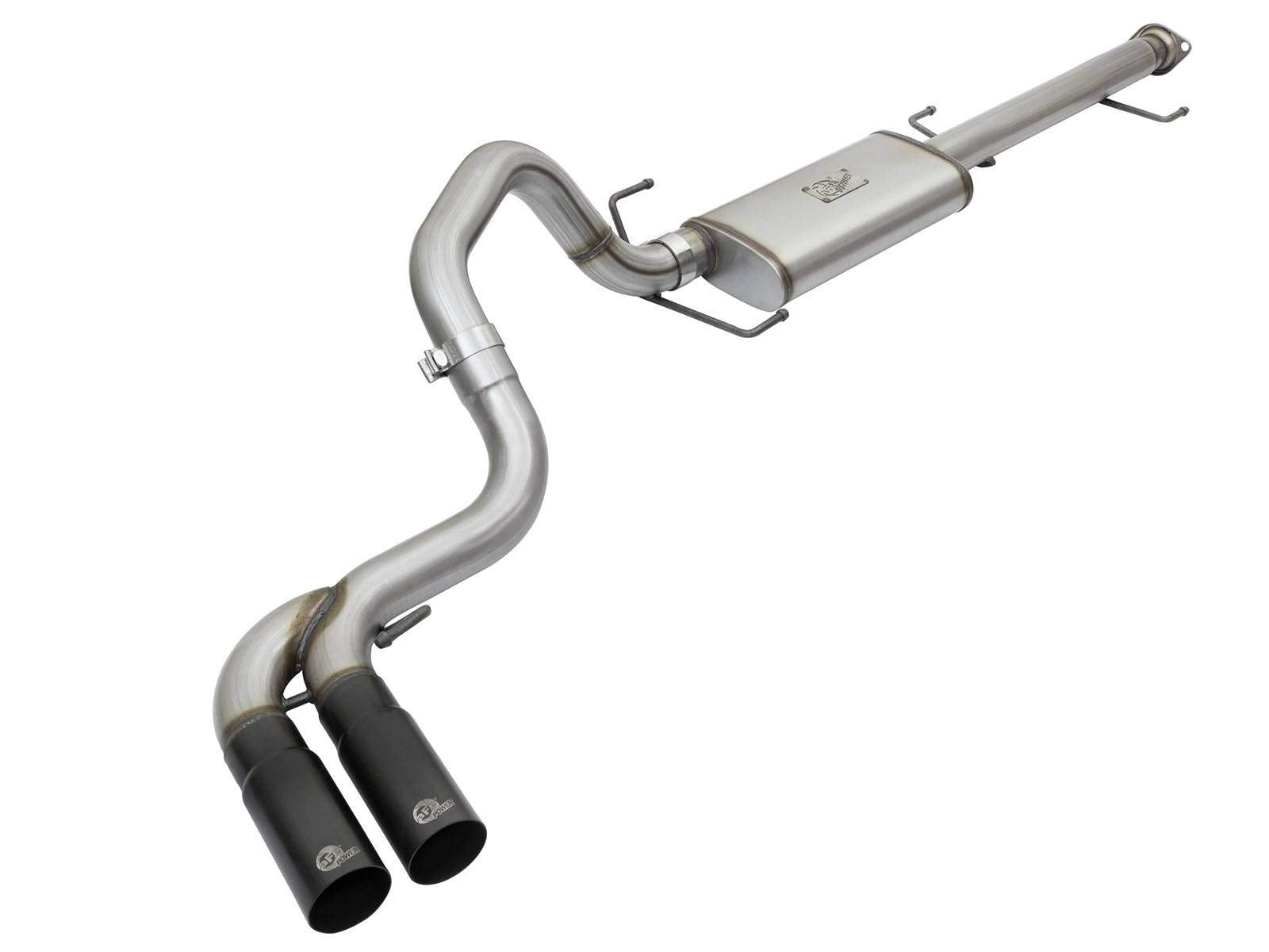 Rebel Series aFe Power 49-46030-B Performance Exhaust System (for Toyota Cat-Back, 3", Stainless)