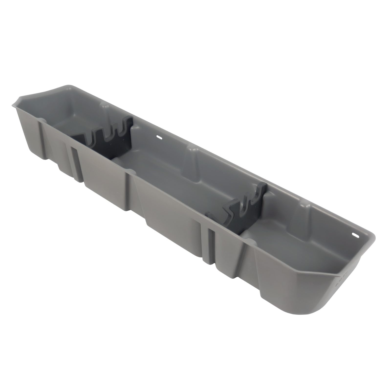Under Seat Storage DU-HA fits 2015-2024 Ford F150 SuperCrew & 2017-2024 Ford F250 F350 F450 F550 Super Duty Crew Cab | Light Gray Heavy-Duty Back Seat Organizer | 20111
