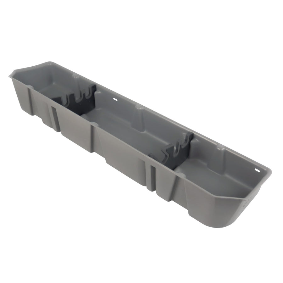Under Seat Storage DU-HA fits 2015-2024 Ford F150 SuperCrew & 2017-2024 Ford F250 F350 F450 F550 Super Duty Crew Cab | Light Gray Heavy-Duty Back Seat Organizer | 20111