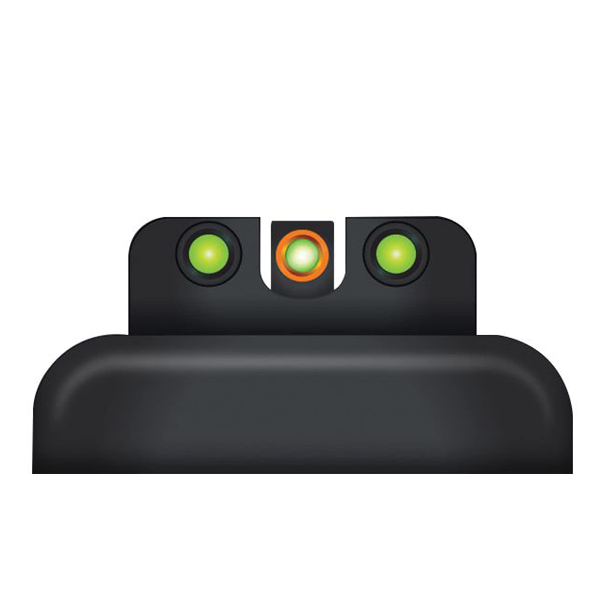 Handgun Sight TRUGLO TFX PRO | Compact Snag-Free Durable Shock-Resistant Glowing Tritium & Fiber-Optic Xtreme Night Sight with High Contrast Orange Front Ring, Compatible with Sig Sauer