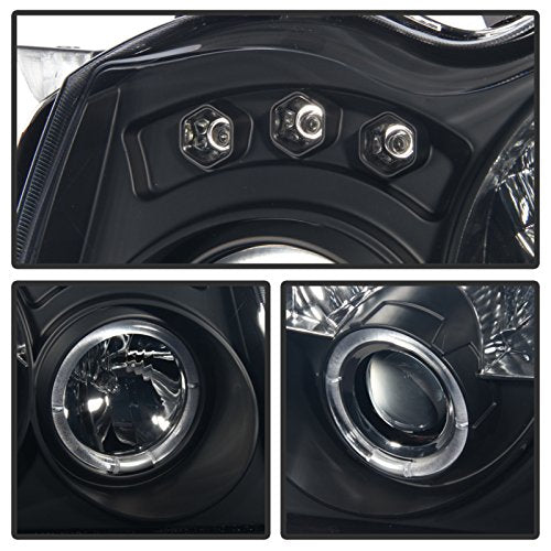 Auto Spyder 5078551 LED Halo Projector Headlights Black/Smoked
