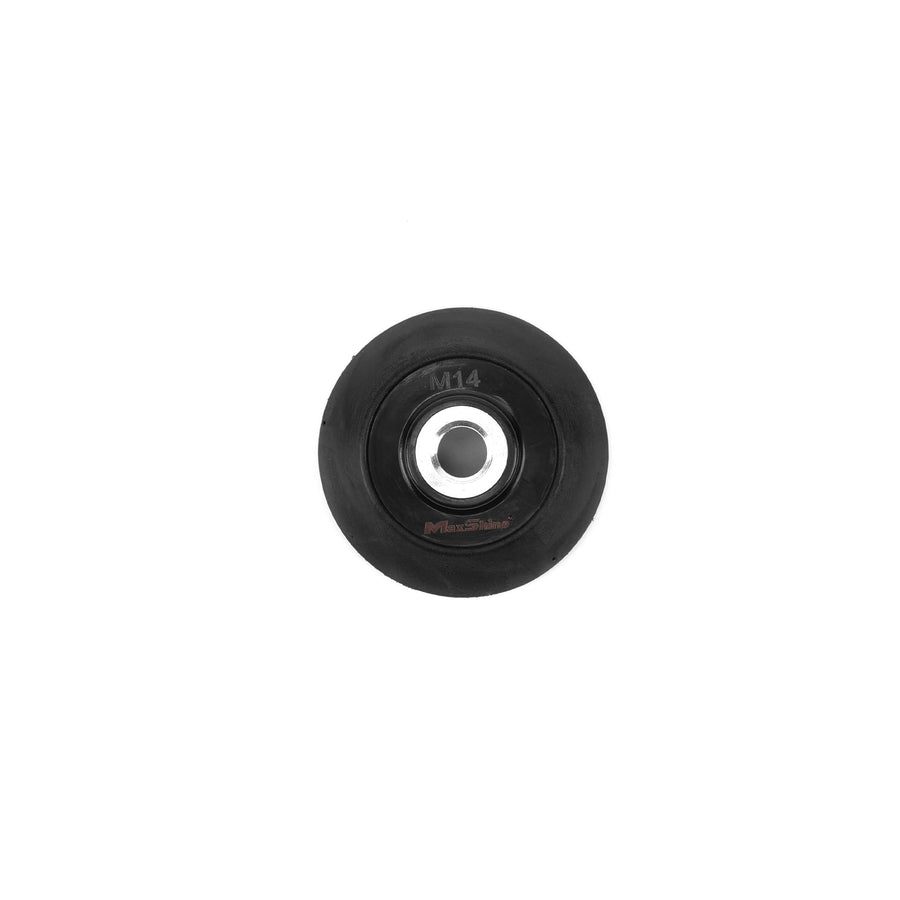 3” Maxshine Universal Black RO Polisher Backing Plate – Durable One-Piece Molded Design, High-Elasticity PU with Hook & Loop Fastening – Fits Foam, Wool & Microfiber Pads