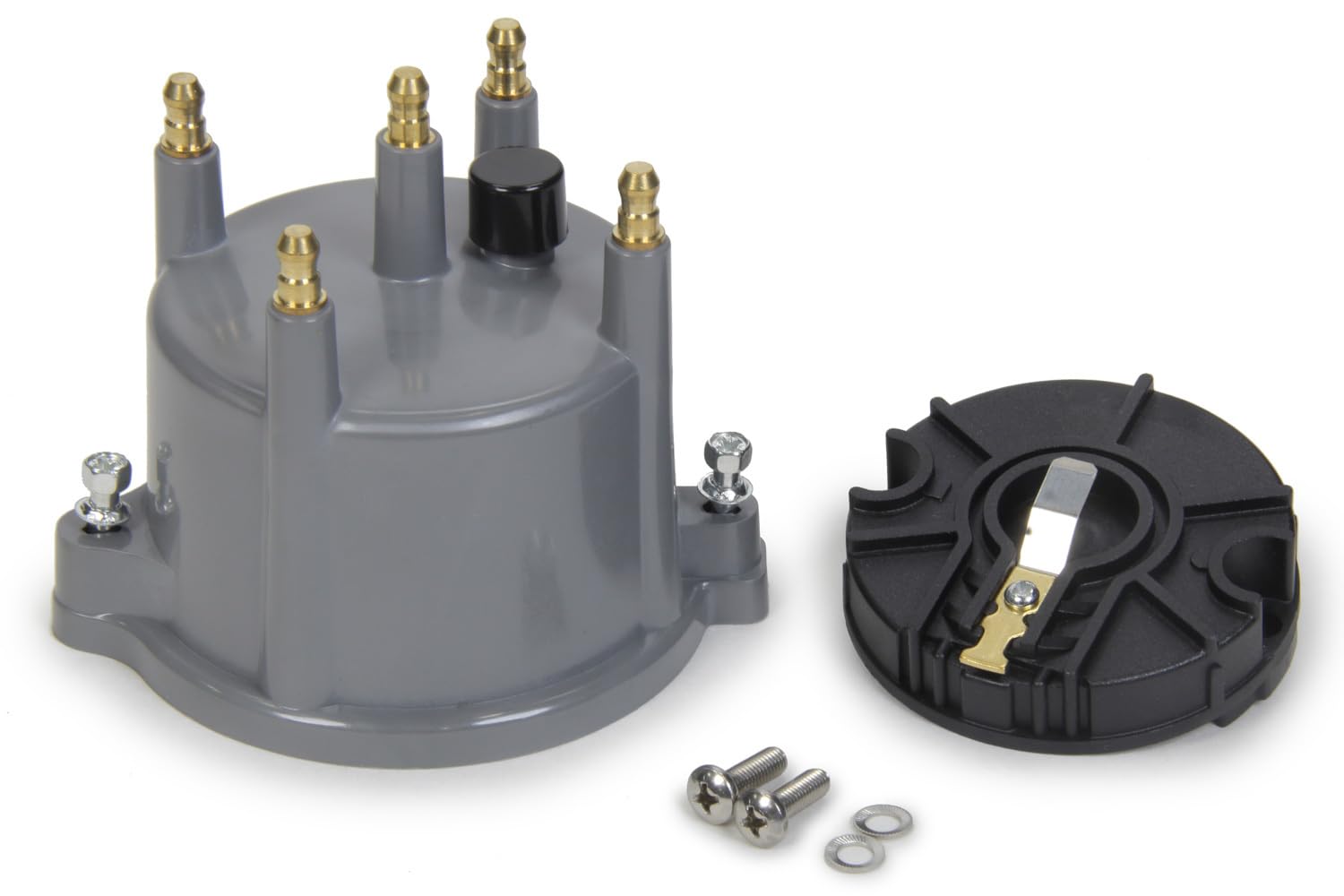Pertronix Gray Cap and Rotor Kit for Flame-Thrower D604713 Billet Distributor 4 Cylinder Engine