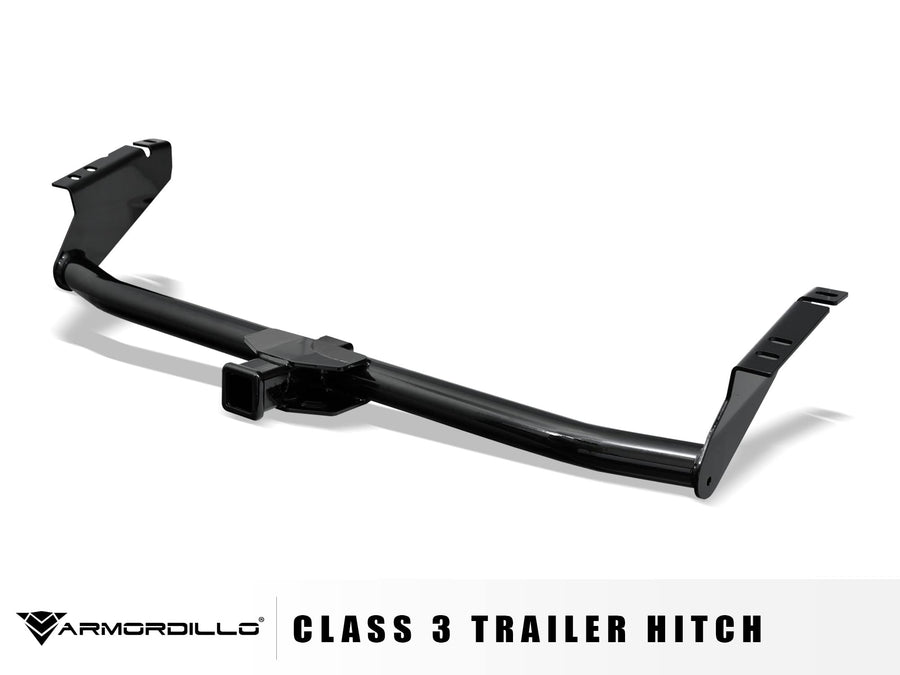 Class 3 Armordillo 7163928 Trailer Tow Hitch with 2" Receiver Tube - Black Fits 2004-2020 Toyota Sienna