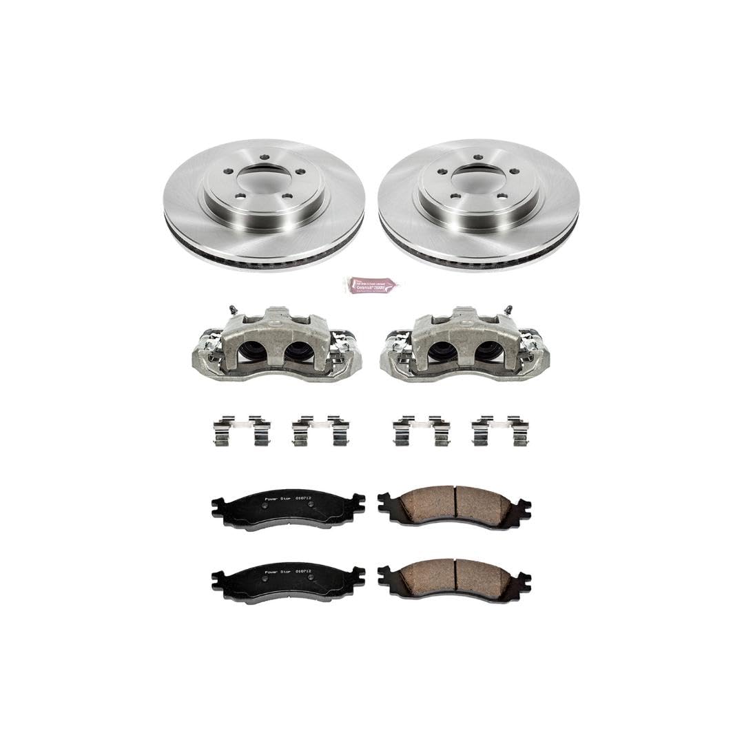 Power Stop Autospecialty KCOE1441 1-Click OE Replacement Brake Kit with Calipers