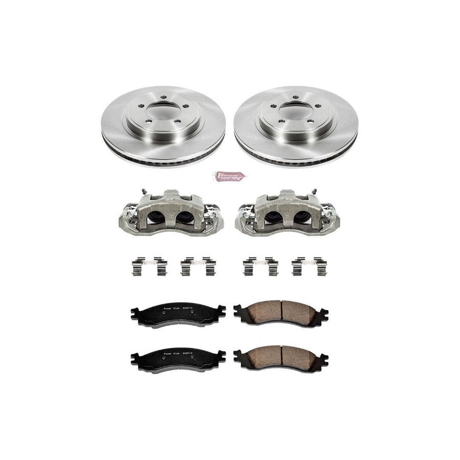 Power Stop Autospecialty KCOE1441 1-Click OE Replacement Brake Kit with Calipers