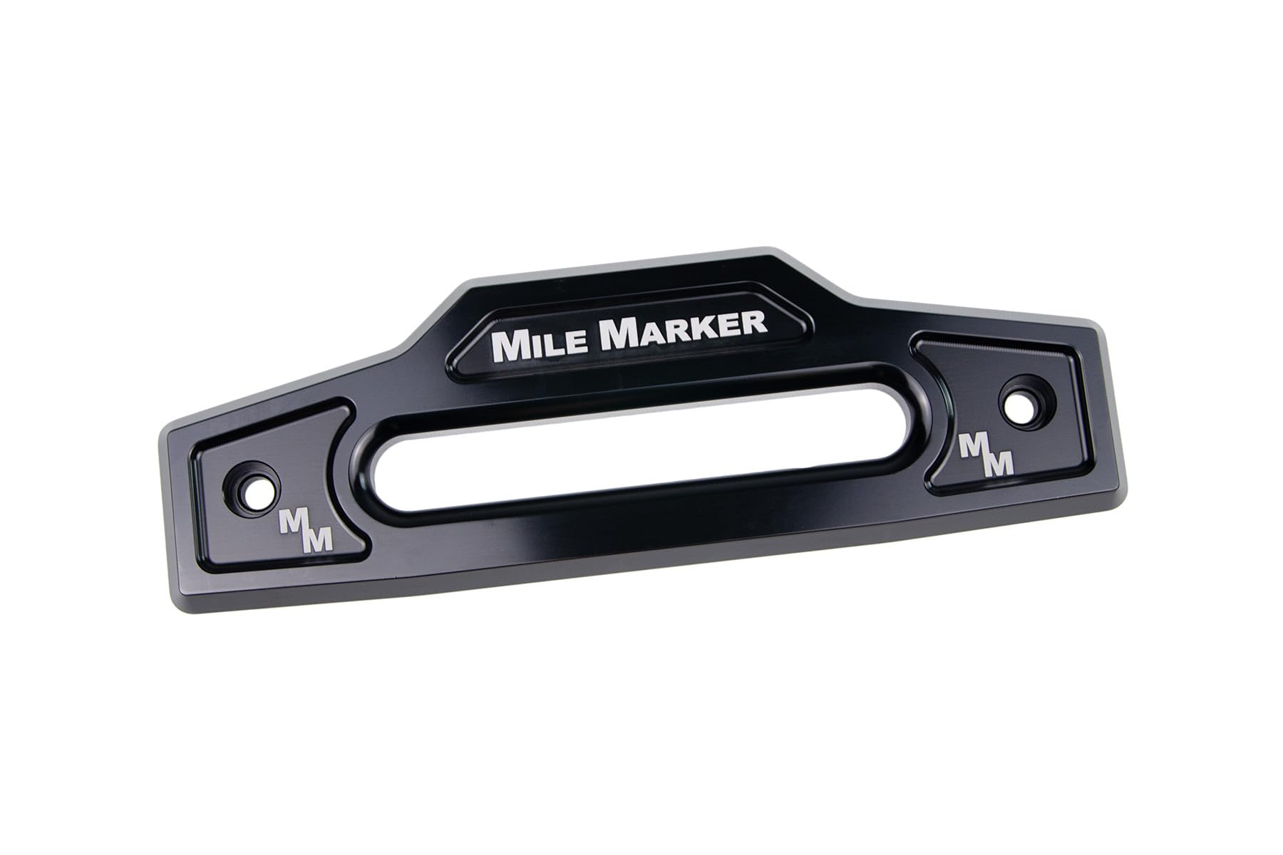 Mission Series Mile Marker 78-53251 Covert Black 12 Volt 12,000 Pound Electric Winch with 92' Synthetic Rope - Rugged Heavy Duty Solenoid - Fully Submersible