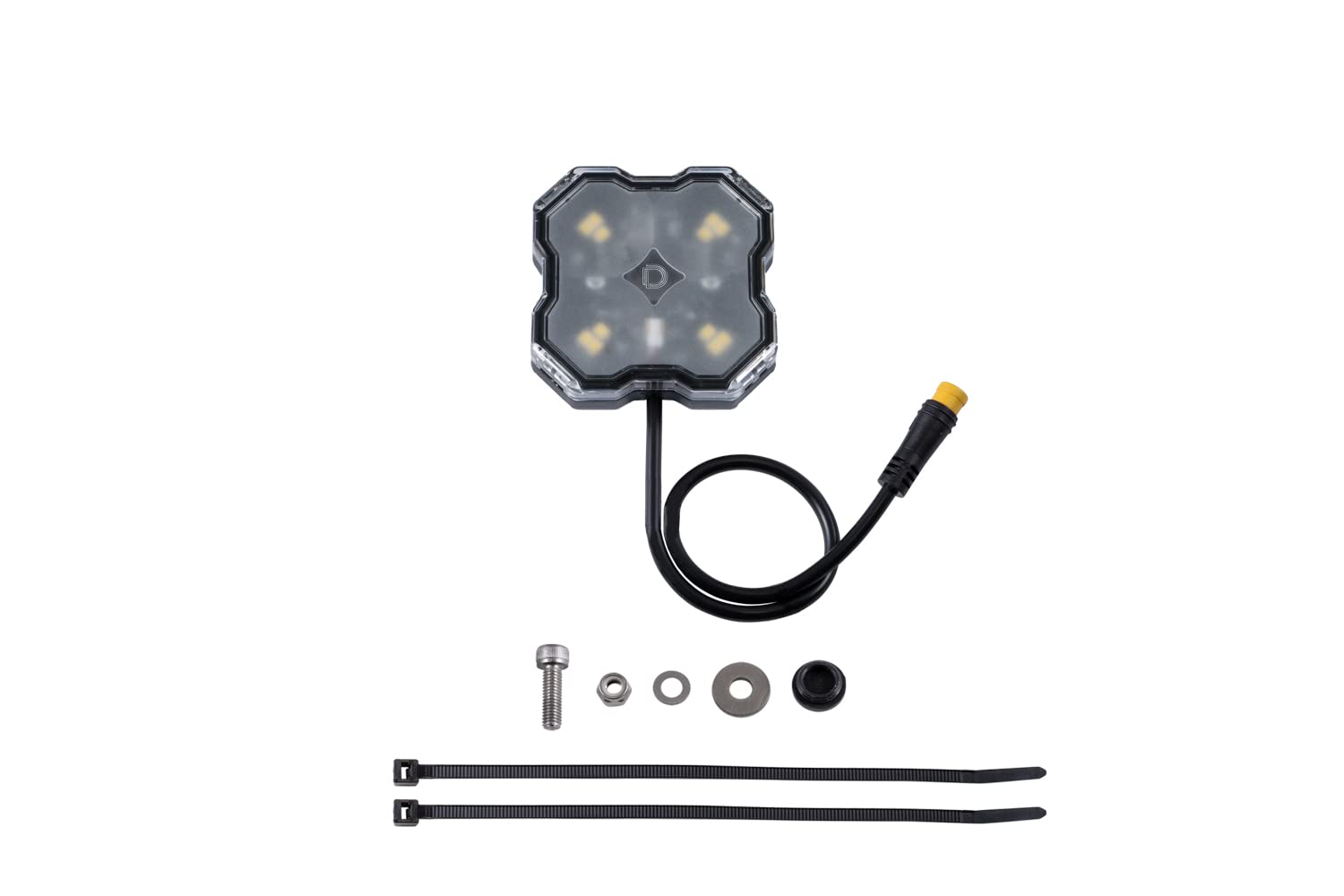 Diode Dynamics LED Stage Series Rock Light (one), White Diffused M8