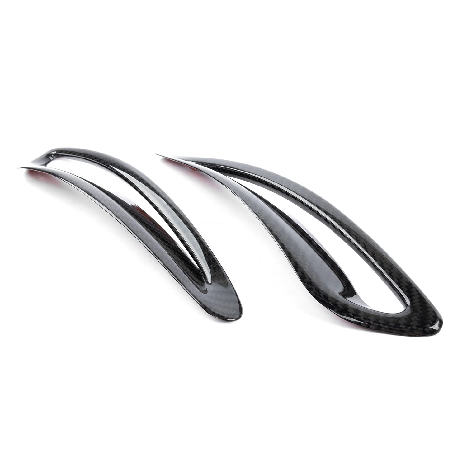 Dinan Hood Vent Covers D980-0041 - Gloss Twill Carbon Fiber - Pair