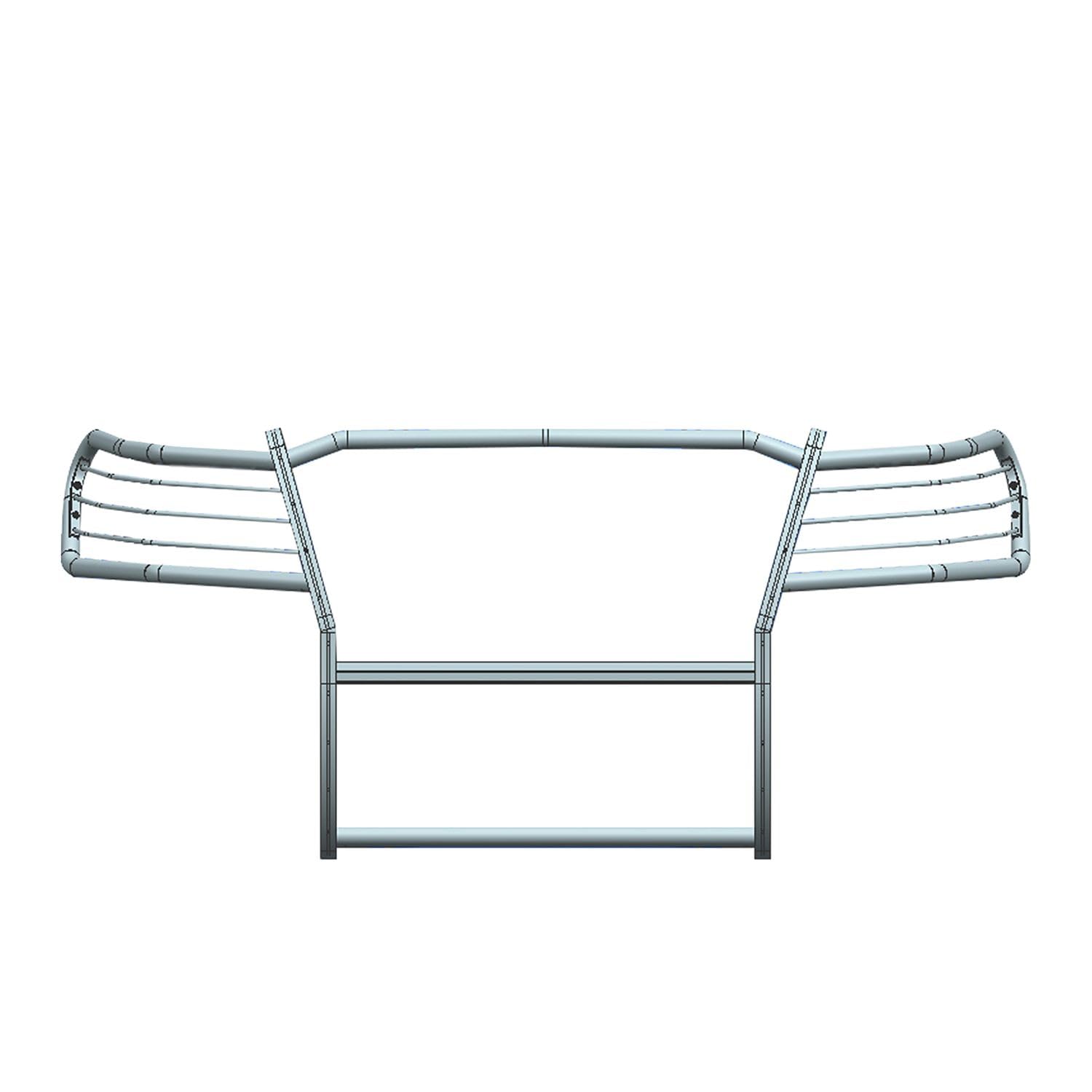 Bumper Guard Black Horse Grille brush Modular Stainless Steel Compatible with 2022-2025 Nissan Frontier-17NI22MSS