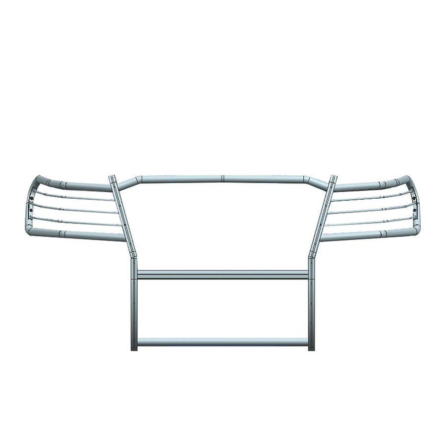 Bumper Guard Black Horse Grille brush Modular Stainless Steel Compatible with 2022-2025 Nissan Frontier-17NI22MSS