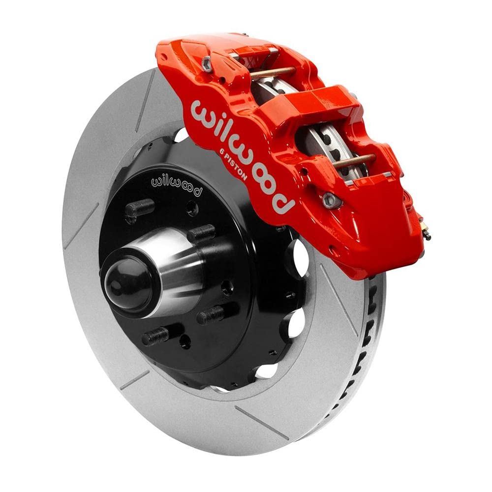 AERO6 Big Brake Front Brake Kit, Wilwood 140-15943-R Red