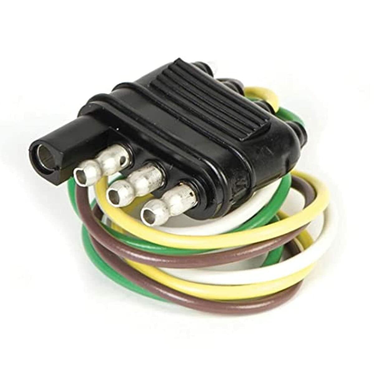 Trailer Wiring Connector Husky Towing 13190, Vehicle Side, 4-Way Flat, 12 Inch Wire Length
