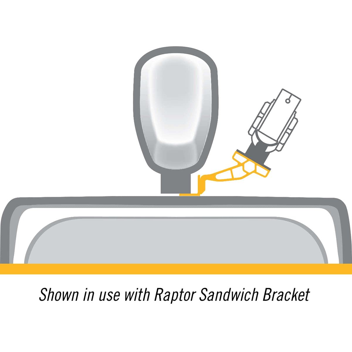 Minn Kota Raptor Jack Plate Adapter Bracket for Port – 2" Setback, 4" Rise, White