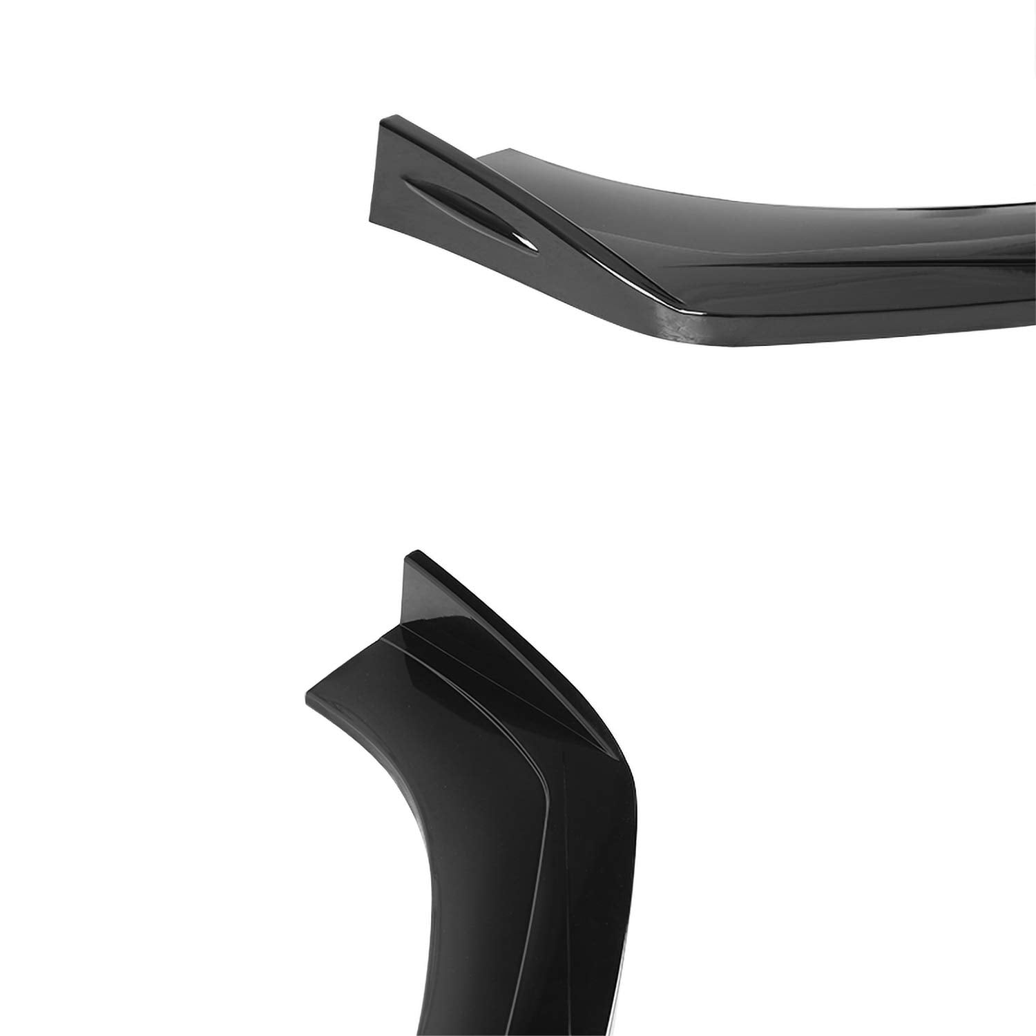 Glossy Black Spec-D Tuning Universal Front Lip Spoiler Splitter Body 3PC Style Set