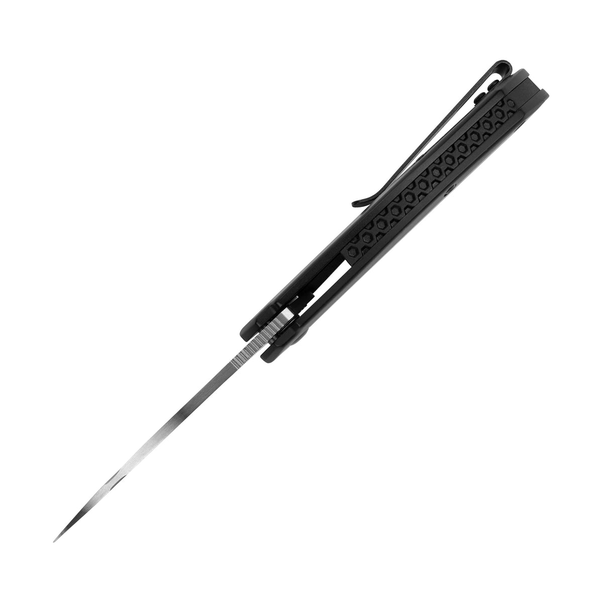 Kershaw Leaf Blade Turismo Pocket Knife 2.9 inch Blade, Assisted Opening Frame Lock, 5505, Black, 2.8 Ounce