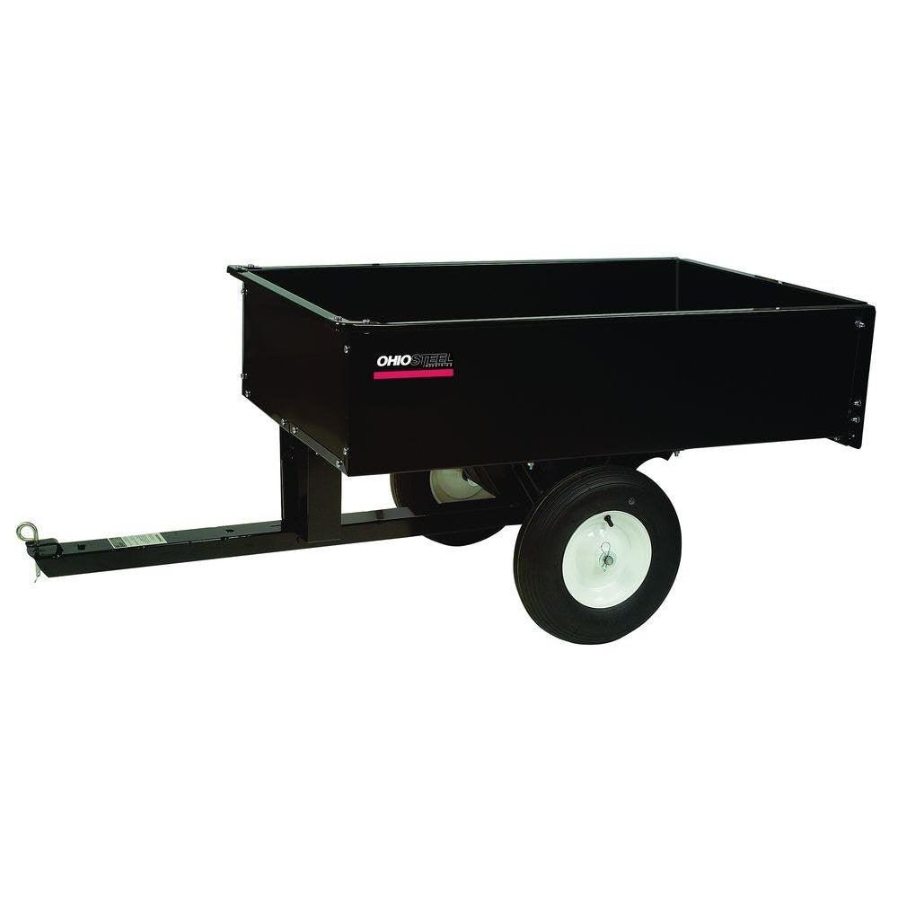 Steel Ohio Steel Dump Cart, 12 cu.ft., 1000 lb Load Capacity
