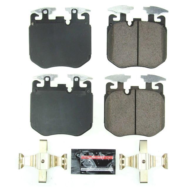 Power Stop Z23-1868 Z23 Evolution Sport Carbon Fiber Infused Ceramic Brake Pads with Hardware [Model Specific]