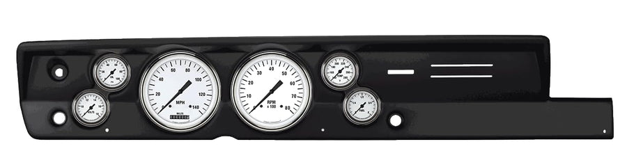 Classic Instruments Full Sweep CDPB67WH151BL White Hot Direct Fit 6 Gauge Set Compatible with 1967-1969 Barracuda