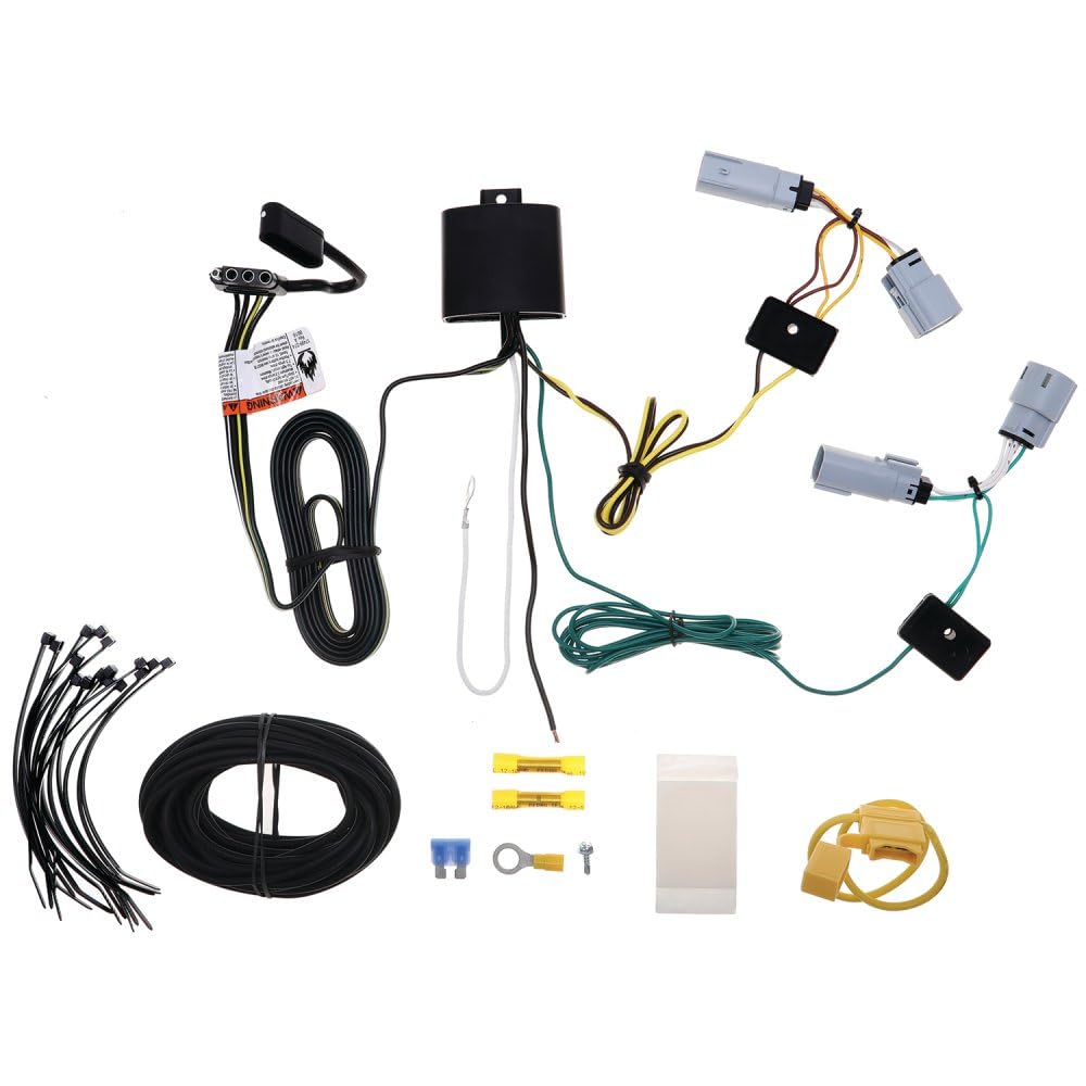 T-One TEKONSHA 118894 Custom Harness, 4-Way Flat, w/Circuit Protected ModuLite HD Module, Compatible with 2024-2025 Buick Encore GX.0