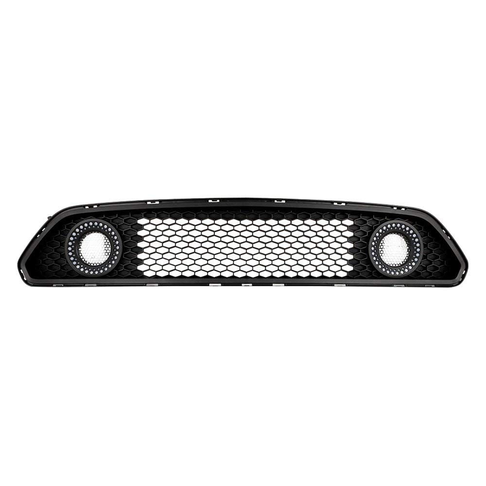 Compatible with Winjet Renegade Series [2015 2016 2017 Ford Mustang S550] Halo Ring DRL Upper Grille